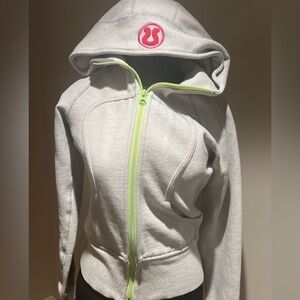 Lululemon scuba jacket grey color. Size 2